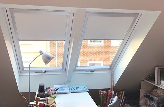 Interior design roof windows